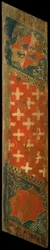 Coffered Ceiling Panel with Coats of Arms of the Cardona and Cruïlles Families